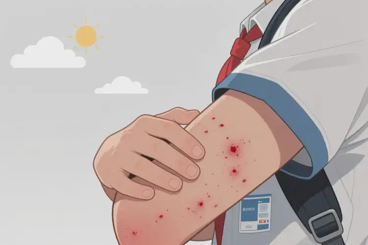 中學(xué)生手臂容易起濕疹能徹底自愈嗎(圖3)