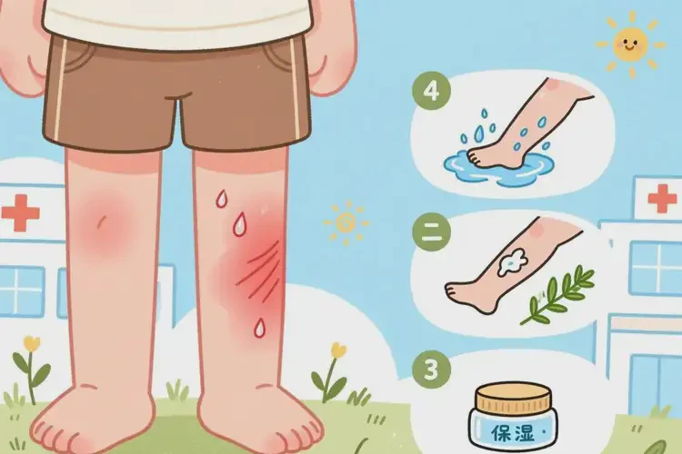 少兒大腿上經(jīng)常起濕疹可不可以徹底自愈(圖2)