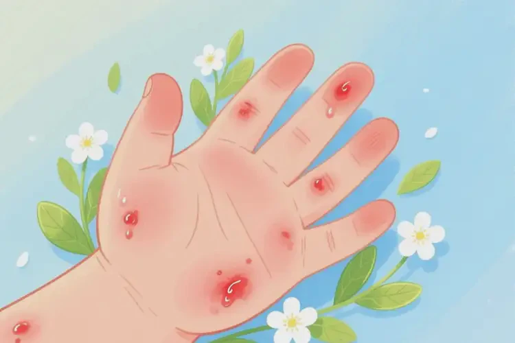 小兒手上容易長濕疹可以徹底自愈嗎(圖4)