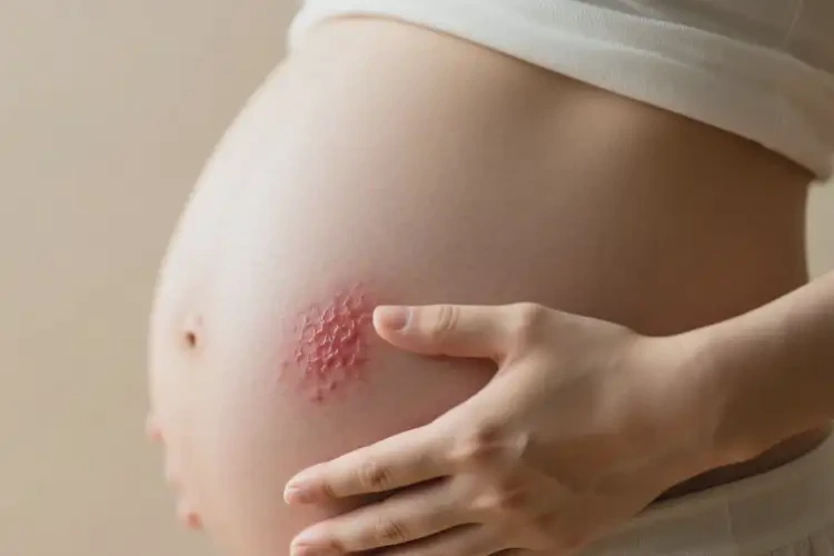 孕婦肚子起濕疹不管它會自己好嗎(圖4)