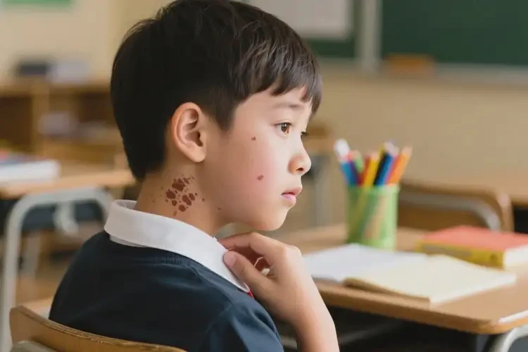 中學(xué)生脖子上經(jīng)常起濕疹不管它會(huì)自己好嗎(圖3)