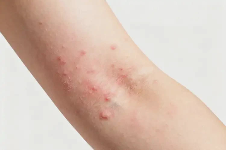 女生手臂起濕疹不管它會自己自愈嗎(圖3)