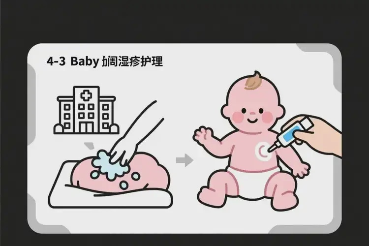 嬰兒肛周長濕疹能徹底自愈嗎(圖2)