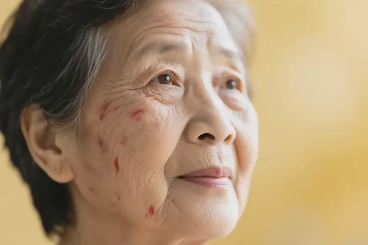 老年人面部有濕疹能靠自己自愈嗎(圖1)