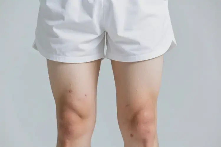 青年人大腿出現(xiàn)濕疹可不可以徹底自愈(圖1)