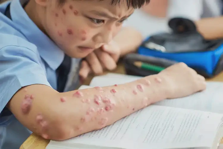 小學(xué)生屁股上出濕疹能夠徹底治愈嗎(圖4)