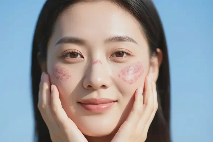 女性面部偶爾起濕疹能靠自己自愈嗎(圖2)