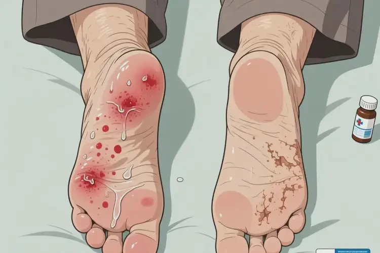 老人腳上出濕疹能靠自己自愈嗎(圖3)