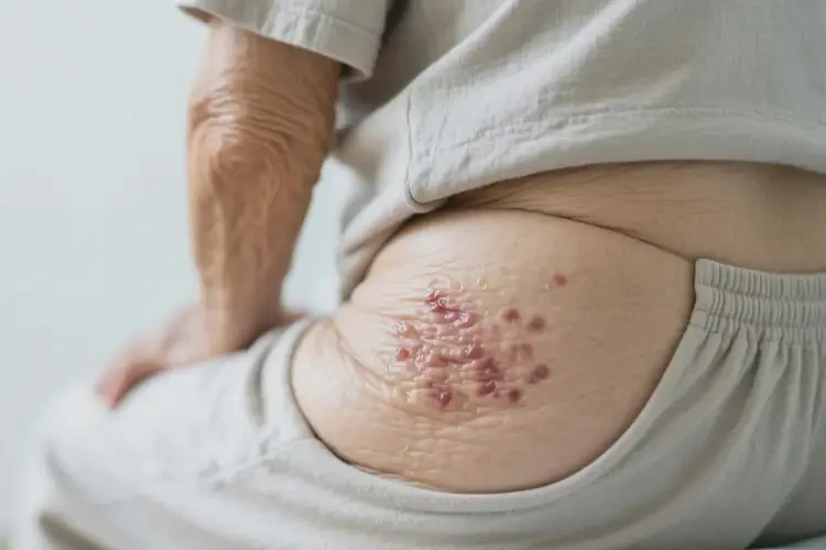 高齡老人屁股長濕疹能夠徹底治愈嗎(圖2)