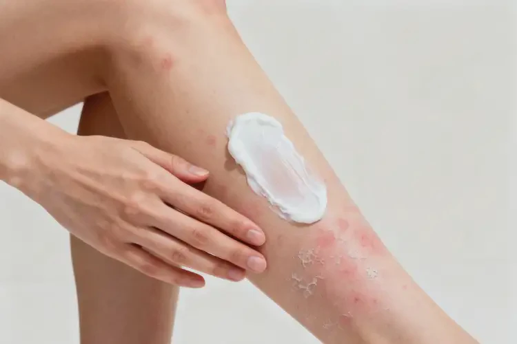 女生小腿上經(jīng)常起濕疹不管它會自己痊愈嗎(圖1)