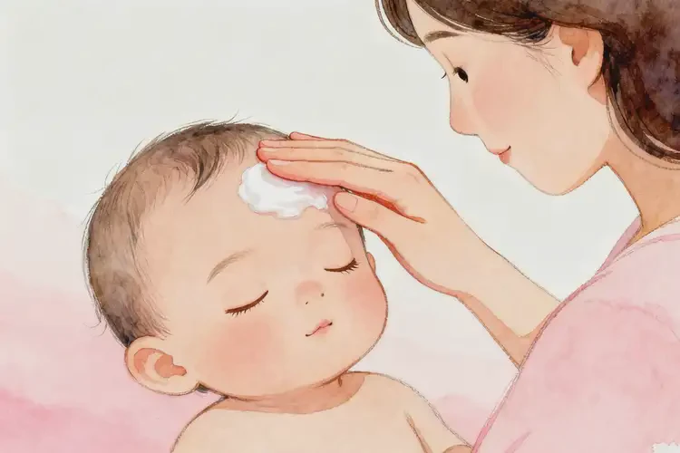 新生兒面部出濕疹不管它會(huì)自己好嗎(圖1)