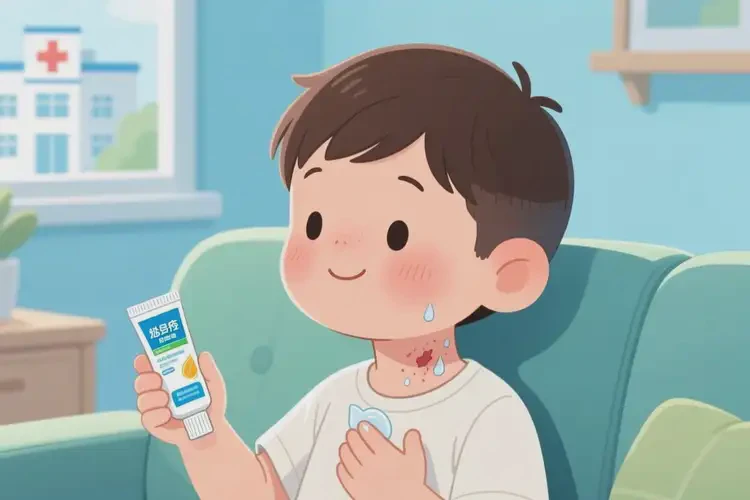 兒童脖子容易起濕疹能夠徹底治愈嗎(圖4)