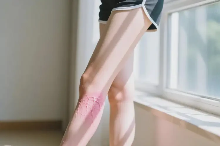 女生大腿上容易長濕疹可以徹底自愈嗎(圖1)