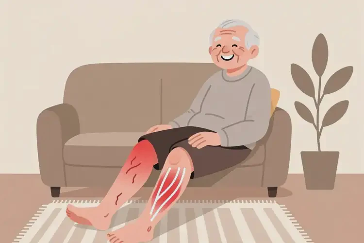 高齡老人小腿出現(xiàn)濕疹能夠徹底治愈嗎(圖1)