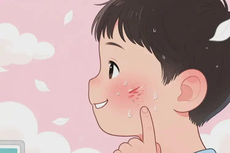 少兒臉上出濕疹能夠徹底治愈嗎(圖3)