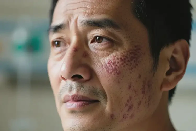 男人臉上經(jīng)常長濕疹能徹底自愈嗎(圖4)