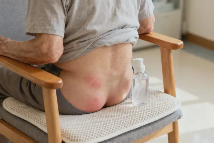 高齡老人屁股上偶爾起濕疹能徹底自愈嗎(圖3)