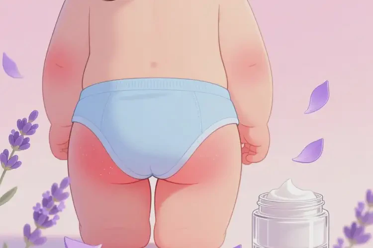 兒童屁股上偶爾長濕疹能徹底自愈嗎(圖1)