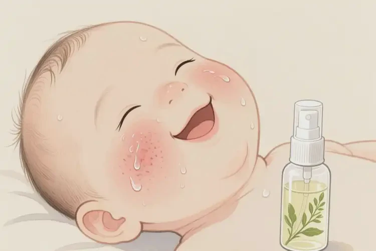 婴儿面部有湿疹可以彻底自愈吗(图3)