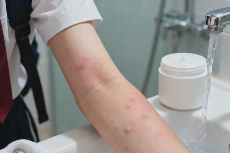 大學生四肢起濕疹不管它會自己好嗎(圖3)