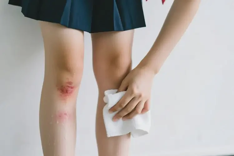 大學(xué)生小腿長濕疹可以徹底自愈嗎(圖1)