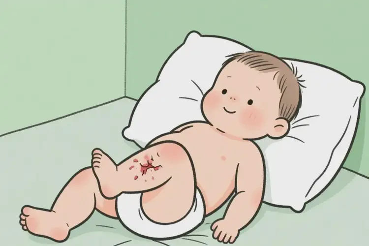 幼兒小腿上偶爾長濕疹不管它會自己好嗎(圖3)