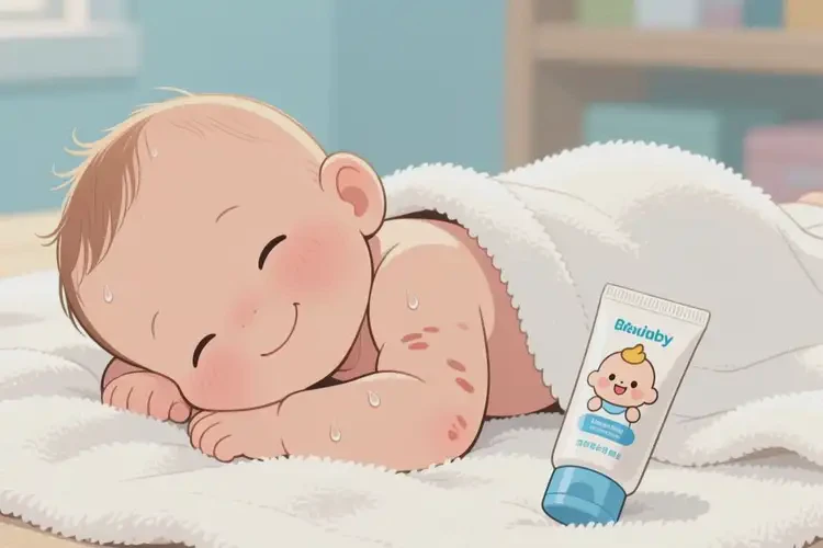 嬰幼兒手臂上偶爾起濕疹能徹底自愈嗎(圖1)