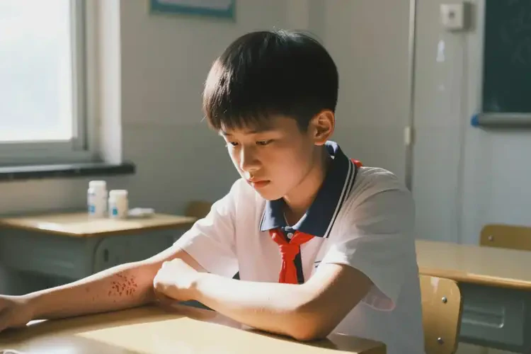 中学生手臂出湿疹不管它会自己好吗(图3)