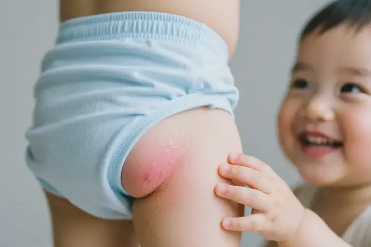 孩子屁股經(jīng)常長濕疹不管它會自己自愈嗎(圖3)