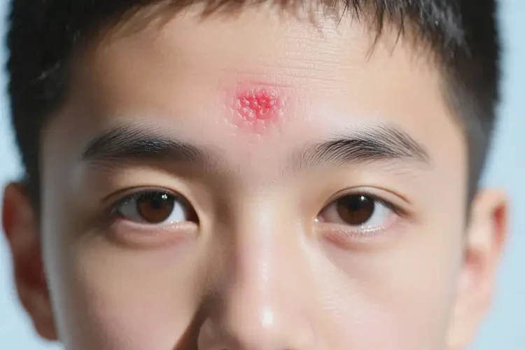 青少年臉上有濕疹可以徹底自愈嗎(圖1)