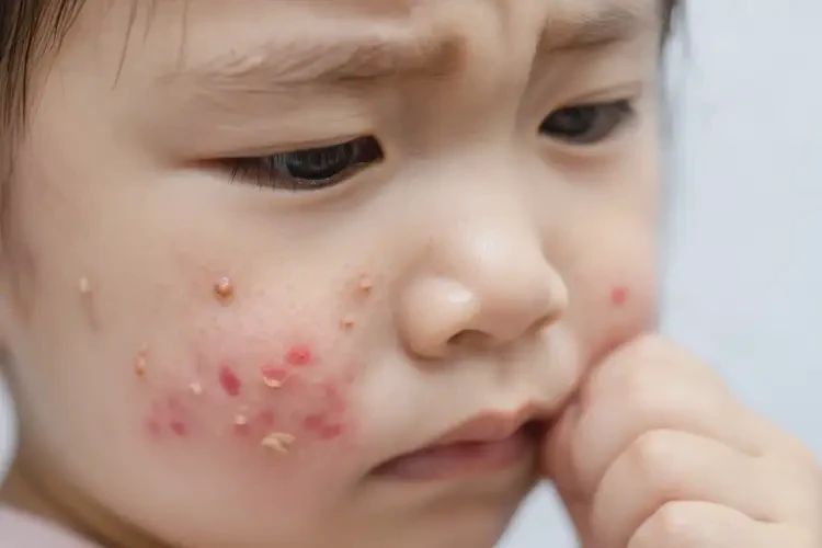 孩子面部出現濕疹能夠徹底治愈嗎(圖4)