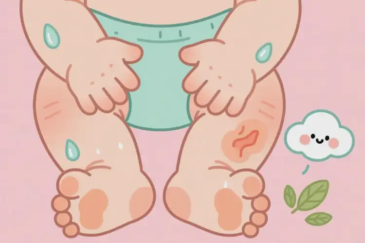 嬰兒四肢起濕疹不管它會自己痊愈嗎(圖1)