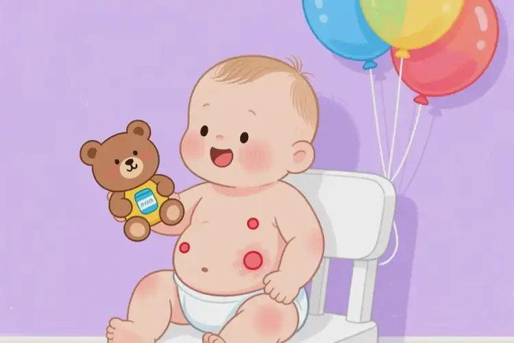 嬰幼兒肚子經(jīng)常長(zhǎng)濕疹不管它會(huì)自己好嗎(圖1)