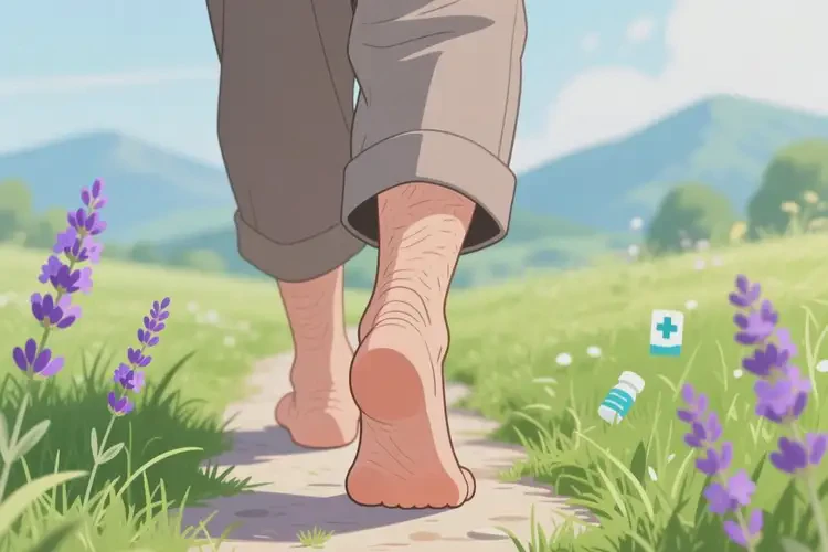 老年人腳上出現(xiàn)濕疹不管它會自己自愈嗎(圖1)