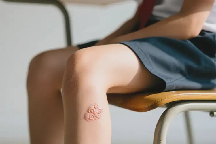 中學(xué)生大腿上起濕疹能夠徹底治愈嗎(圖3)