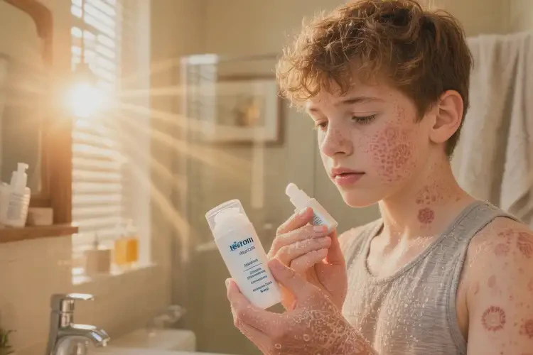 青少年身上容易長(zhǎng)濕疹可以徹底自愈嗎(圖4)