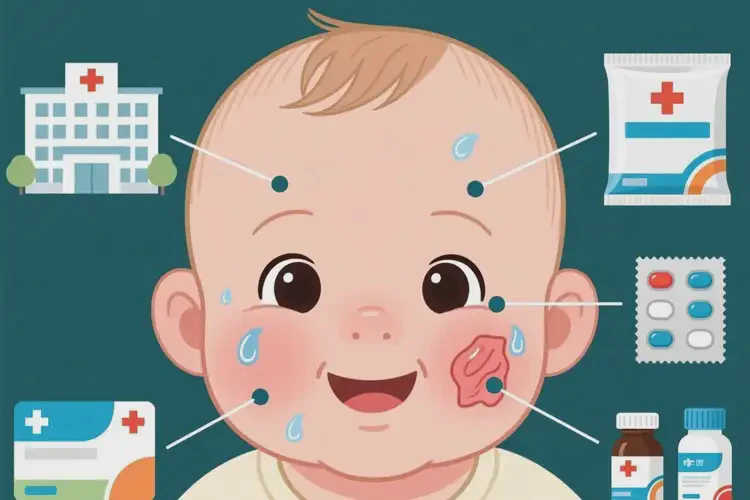 寶寶面部有濕疹不管它會(huì)自己自愈嗎(圖4)