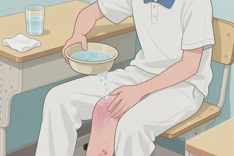 中學生大腿容易長濕疹不管它會自己痊愈嗎(圖2)