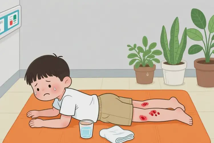 小學(xué)生大腿經(jīng)常長濕疹不管它會(huì)自己好嗎(圖2)