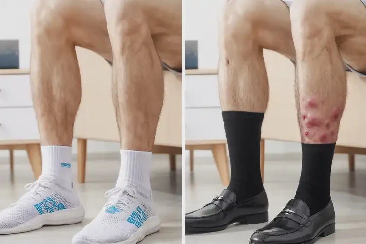 男生腳上偶爾起濕疹能靠自己自愈嗎(圖2)
