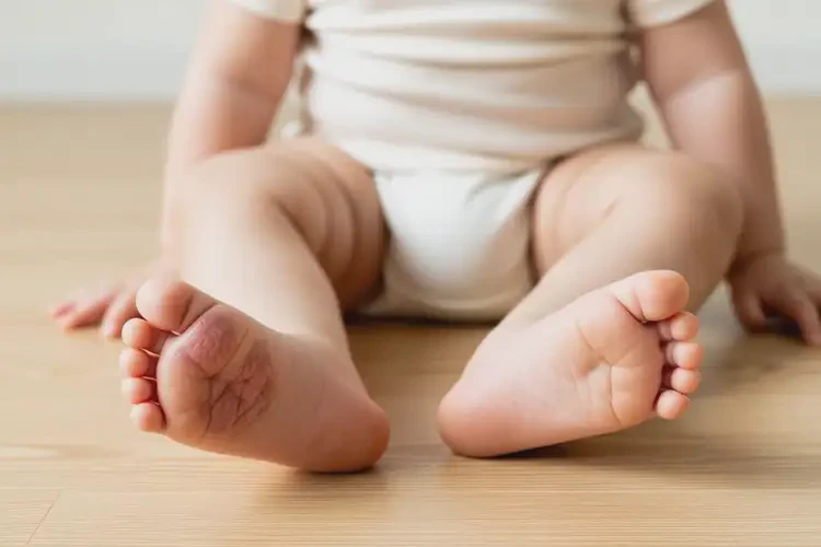 嬰兒腳上經(jīng)常起濕疹不管它會(huì)自己自愈嗎(圖2)