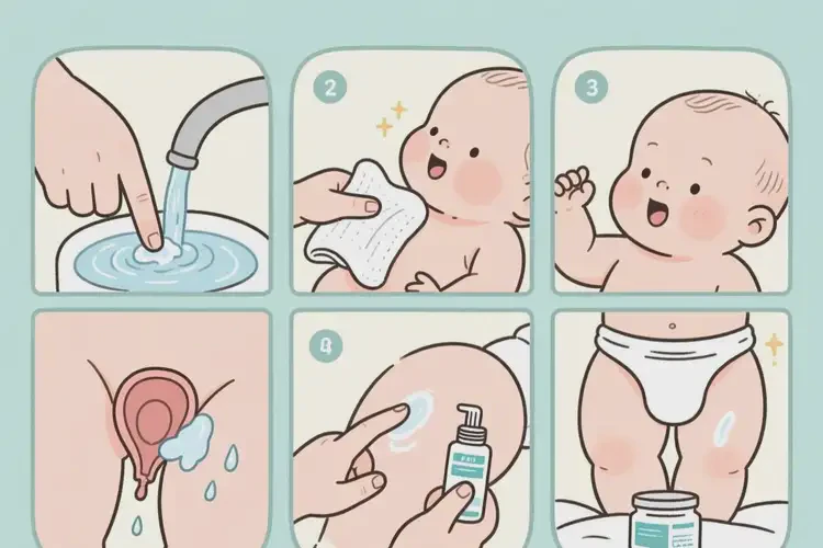 新生兒屁股上經常長濕疹可以徹底自愈嗎(圖2)