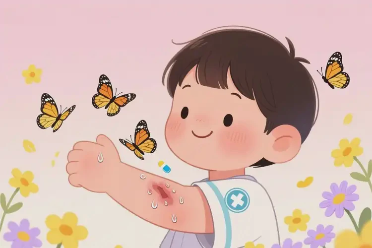 少兒手臂容易長濕疹能徹底自愈嗎(圖2)