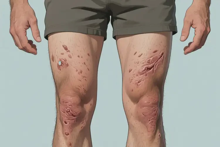 男人四肢容易長(zhǎng)濕疹不管它會(huì)自己好嗎(圖1)