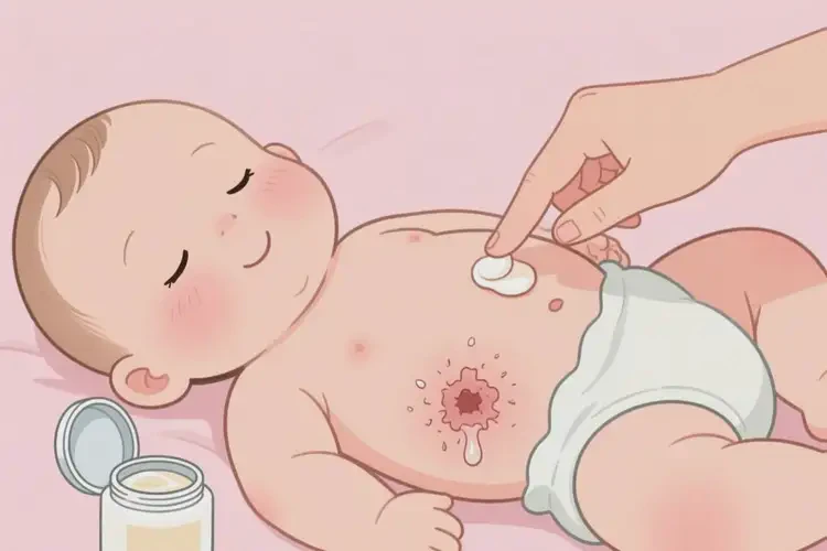 寶寶肚子上有濕疹能夠徹底治愈嗎(圖2)