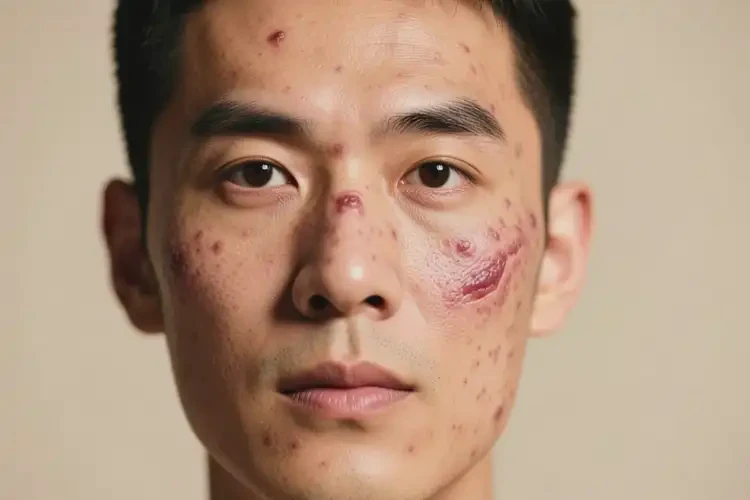 男生臉上經(jīng)常起濕疹不管它會(huì)自己好嗎(圖3)