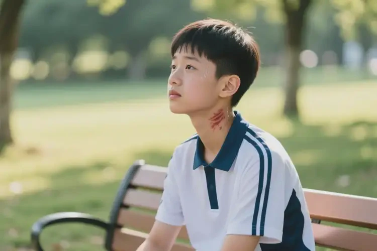 中學(xué)生脖子上長濕疹不管它會(huì)自己好嗎(圖1)