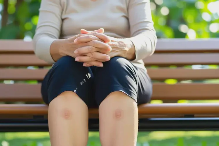 老年人大腿上偶尔起湿疹能彻底自愈吗(图1)