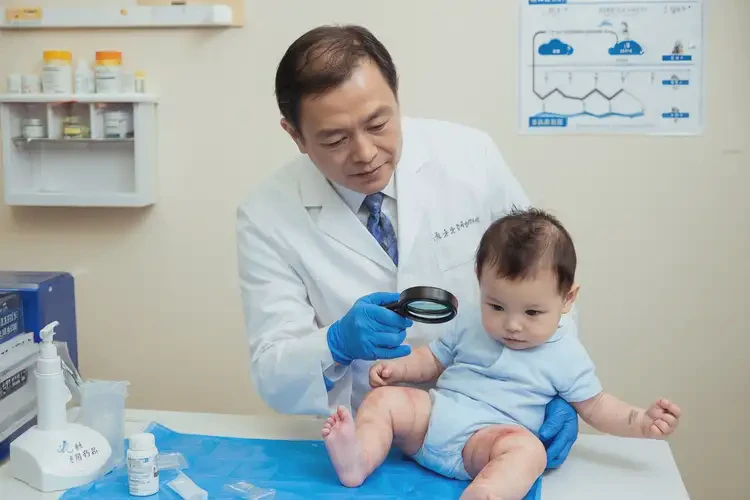 嬰幼兒小腿出濕疹可不可以徹底自愈(圖1)