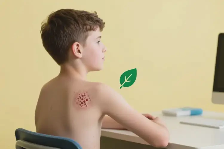 中學(xué)生脖子出現(xiàn)濕疹不管它會自己自愈嗎(圖3)